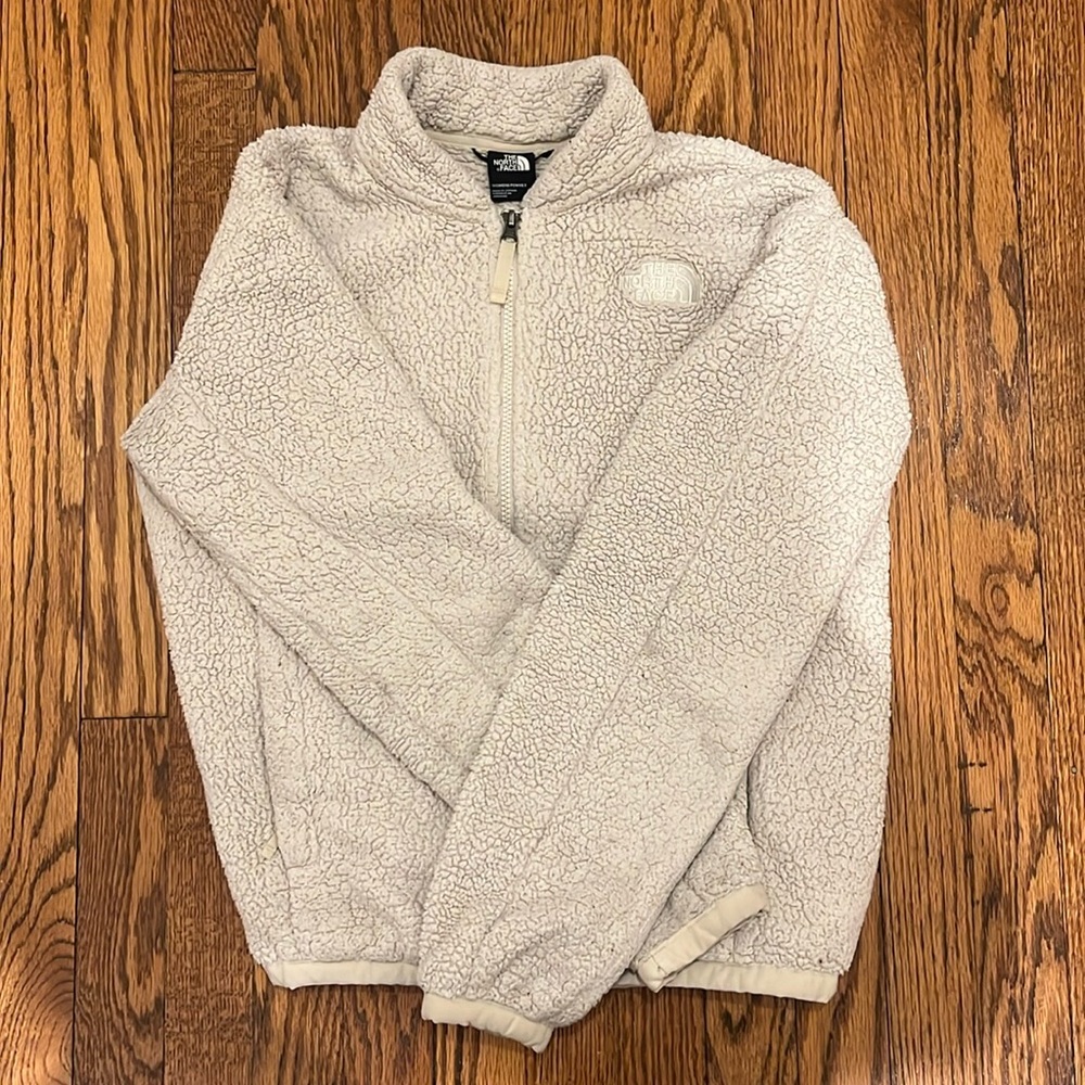 The North Face Full Zip Fleece Jacket White